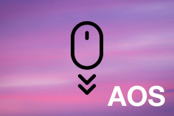 AOS Purple background with mouse icon