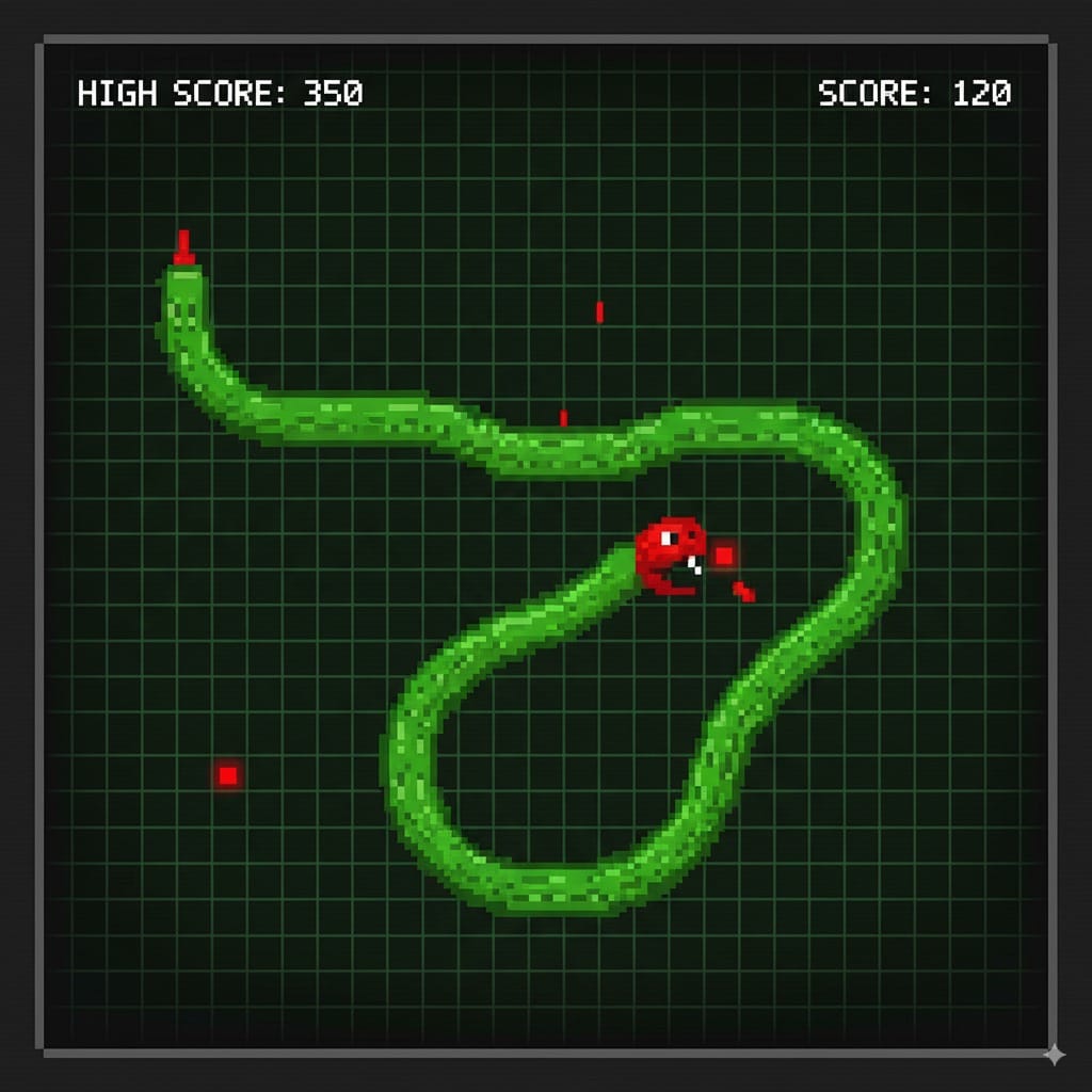 The snake game